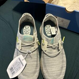 Brand new hey dude runners. Light grey. Tags still on